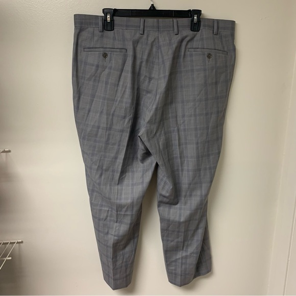 Michael Kors Gray Window Pane Plaid Suit Size 46R and‎ 40R Pants - Picture 4 of 11